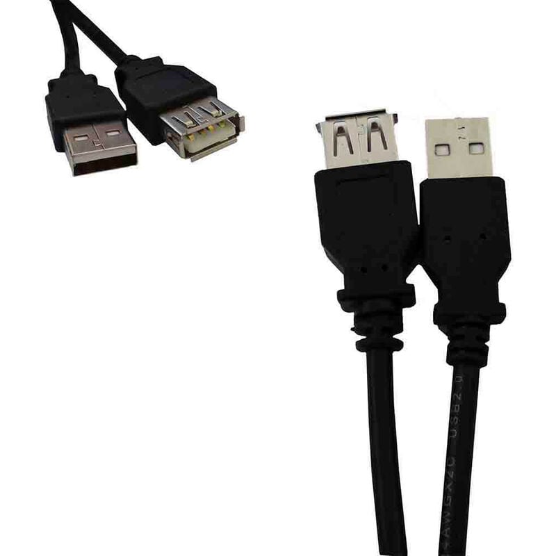 foto del prodotto cavo usb 2.0 5m maschio femmina alta mobilit nero
