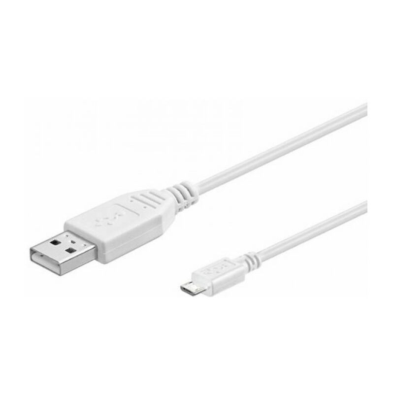foto del prodotto cavo usb 2.0 a micro b 0.3 m bianco goobay
