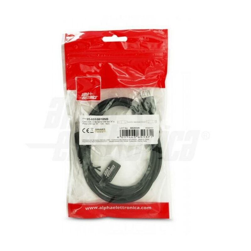 foto del prodotto cavo usb 2.0 alpha elettronica da spina usb tipo