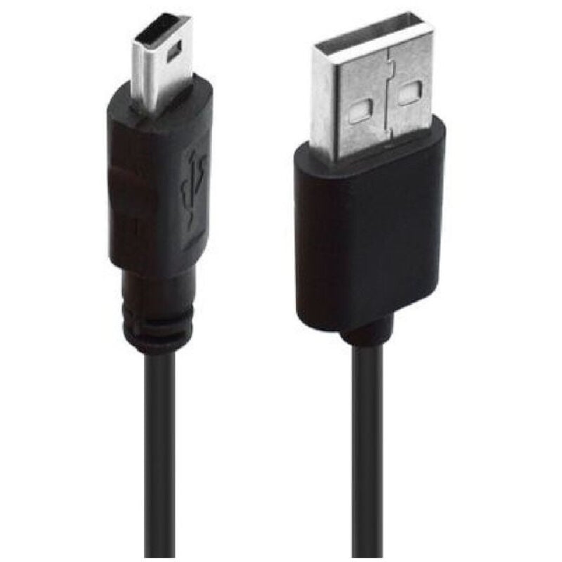 foto del prodotto cavo usb a mini usb v3 1.5mt 2.5a cavetto per trasferimento dati ricarica f-v002 - - maxtech