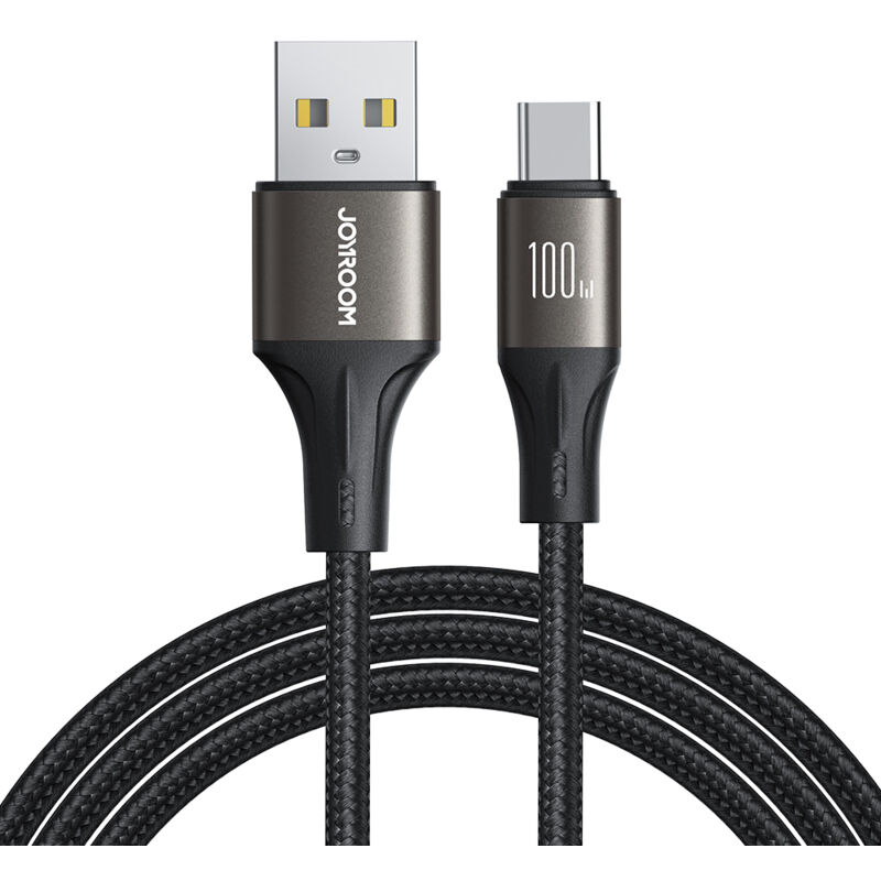 foto del prodotto cavo usb a usb c joyroom light speed series s a25 100w 1,2m nero