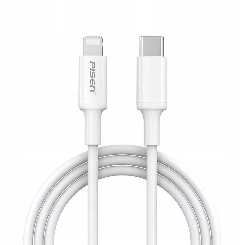 foto del prodotto cavo usb c lightning per iphone apple ricarica veloce 1m pisen