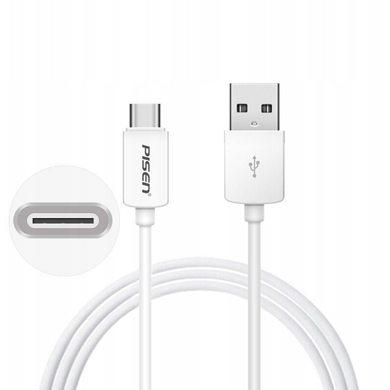 foto del prodotto cavo usb c ricarica rapida universale pisen 2m
