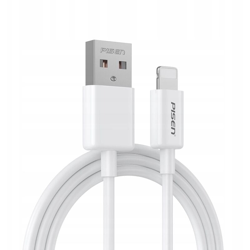 foto del prodotto cavo usb lightning per iphone apple ricarica veloce 0.2m 20cm pisen