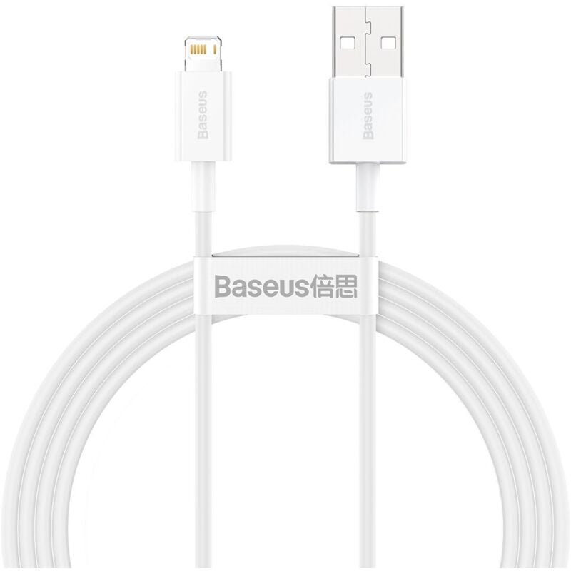 foto del prodotto cavo usb lightning per iphone di qualit superiore da 1,5 m, bianco