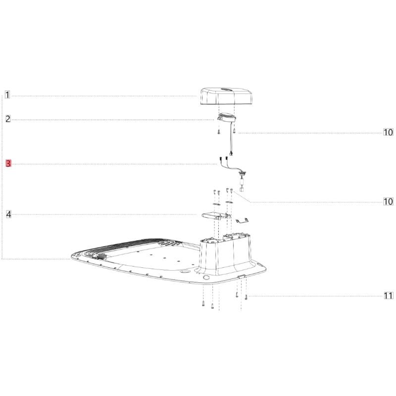 foto del prodotto cavo uscita corrente originale bluebird robot tagliaerba navimow ab12.01.00.0229