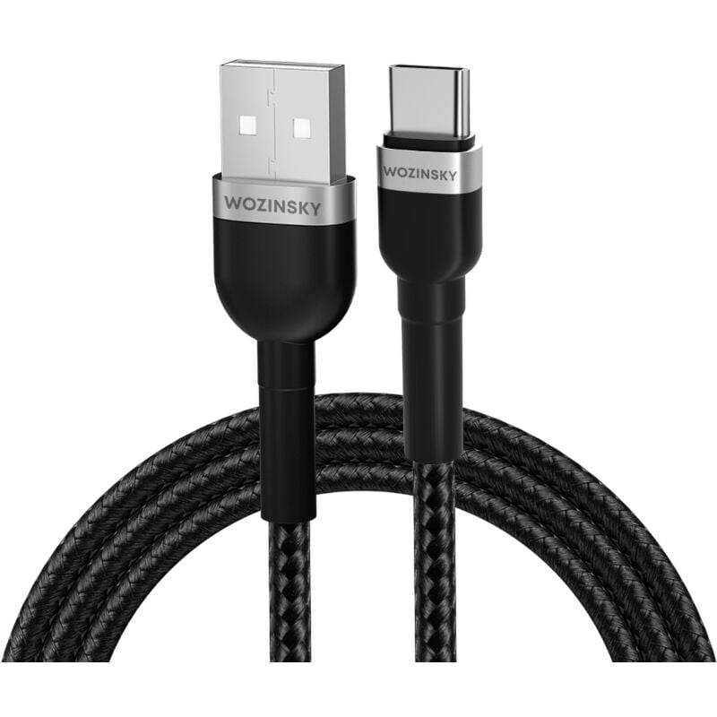 foto del prodotto cavo wozinsky wnbac1 usb a usb c 2.4a 1 m nero
