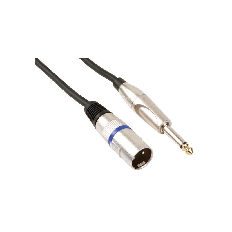 foto del prodotto cavo xlr connettore audio xlr maschio 6,35 mm maschio mono 1,5 m