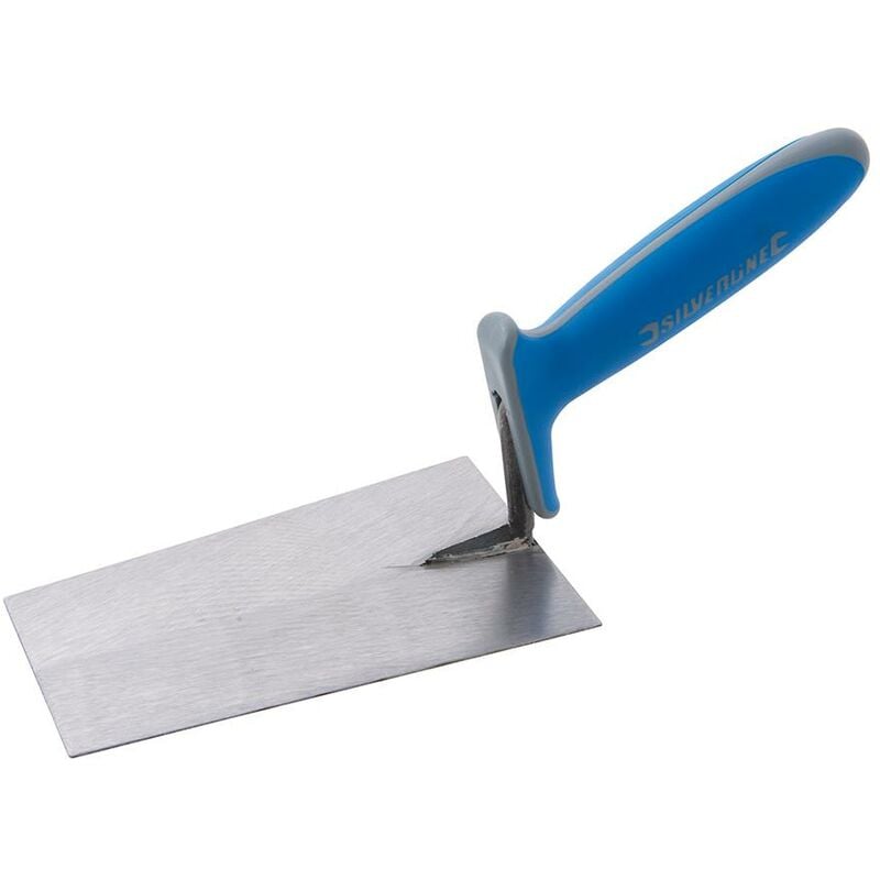 foto del prodotto cazzuola a punta quadrata con impugnatura morbida 180 x 110 mm