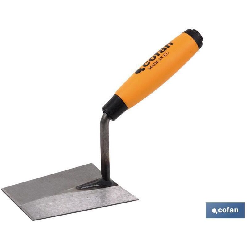 foto del prodotto cazzuola per piastrelle l-125 mm. manico in gomma