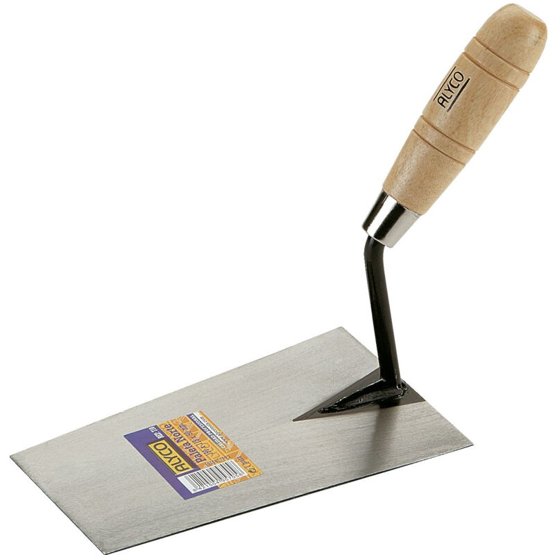 foto del prodotto cazzuola quadrata manico in legno 180 x 115 x 87 mm