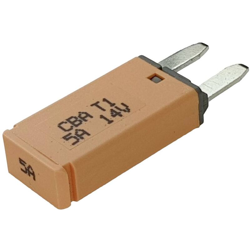 foto del prodotto cba1 0514 interruttore automatico fusibile piatto standard 5 a marrone 1 pz. hansor