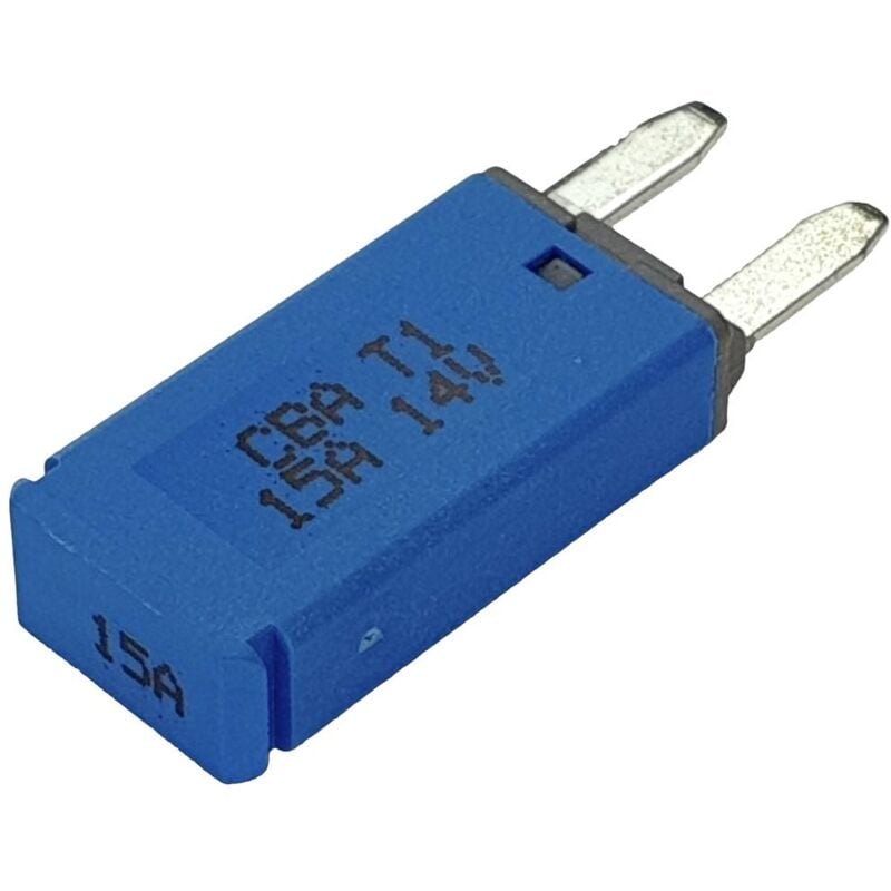 foto del prodotto cba1 1514 interruttore automatico fusibile piatto standard 15 a blu 1 pz. hansor