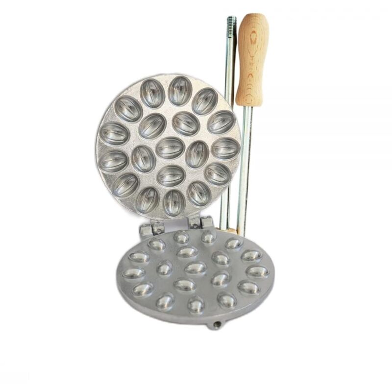 foto del prodotto cbe elettrodomestici stampo rotondo cbe2080200 per la cottura su fiamma libera di biscotti a forma di noce