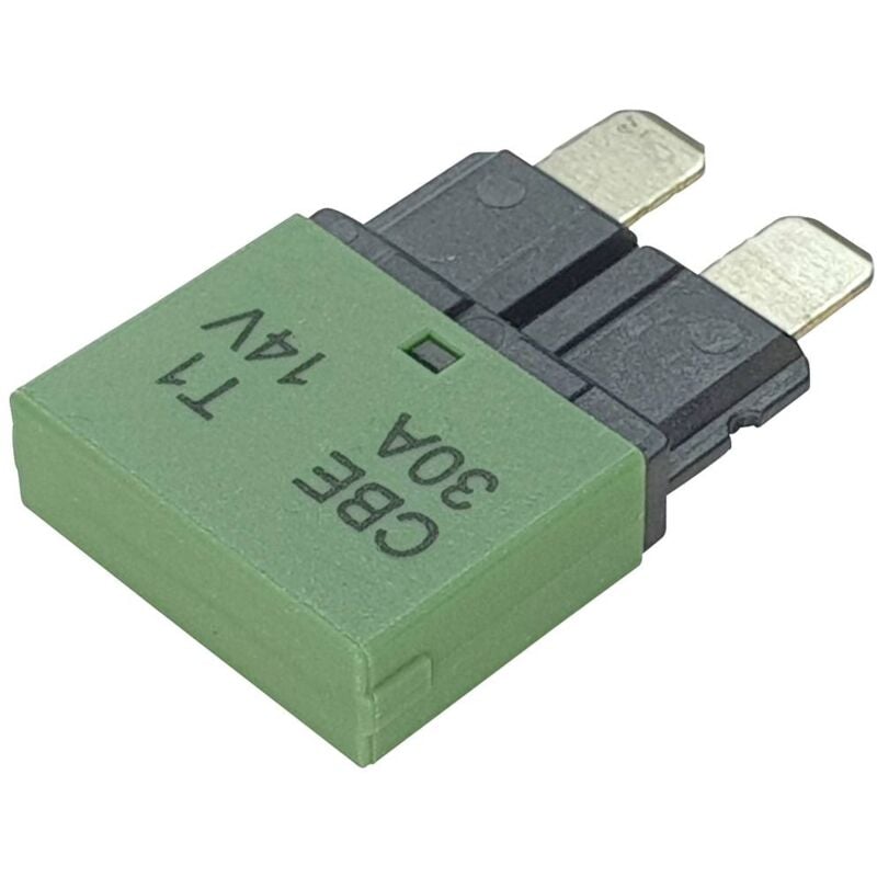 foto del prodotto cbe1 3014 interruttore automatico fusibile piatto standard 30 a verde 1 pz. hansor