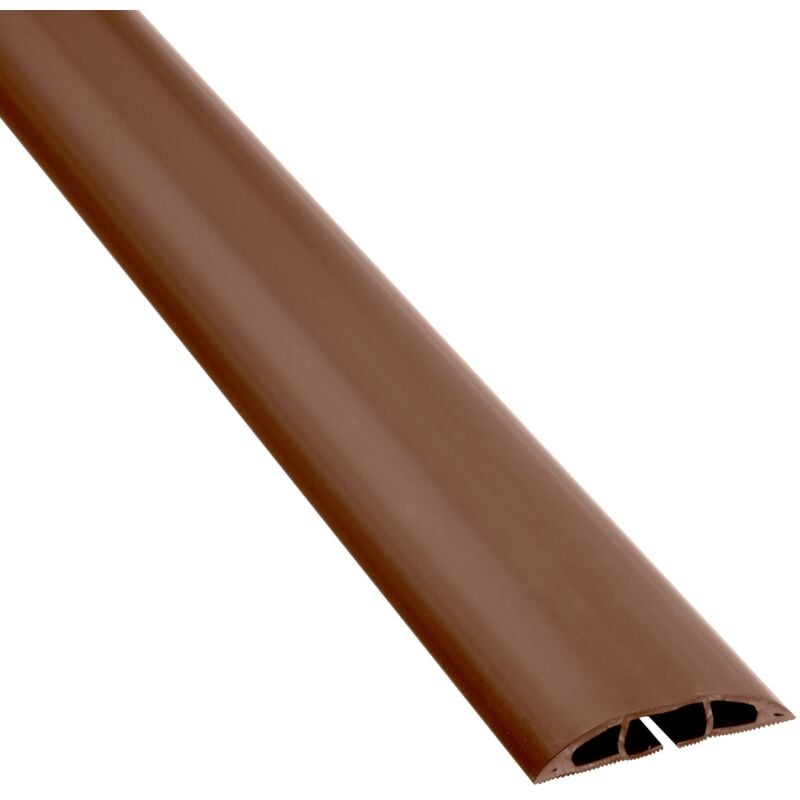 foto del prodotto cc-3 9m canalina pavimento, canalina cavi, canalina passacavi calpestabile, passacavo a pavimento - cavità per cavi 17mm larghezza x 9mm