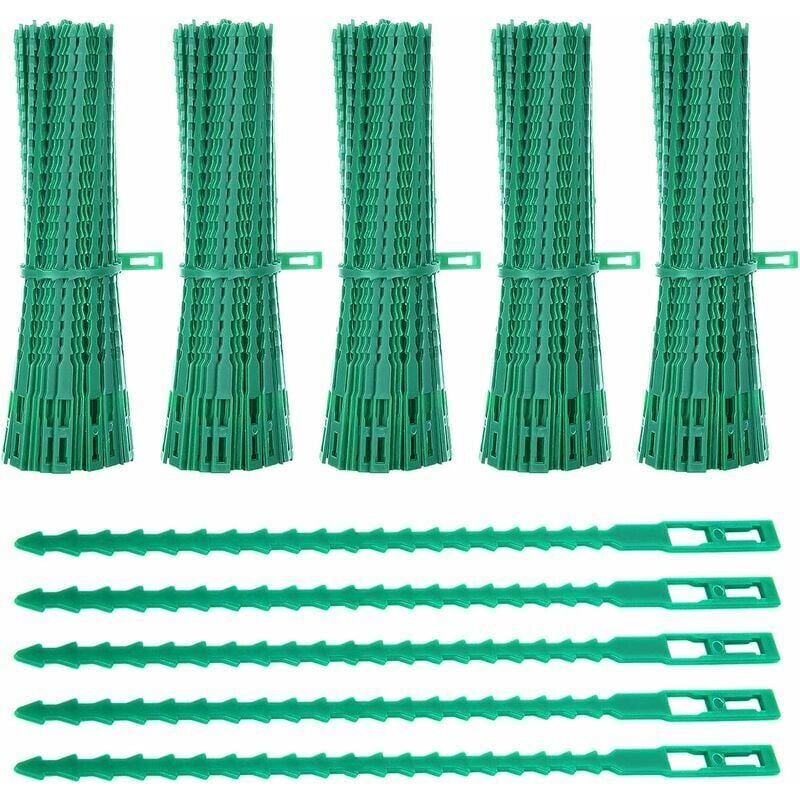 foto del prodotto ccykxa 500 confezioni di fascette per piante, fascette da giardino regolabili da 17 cm, fascette da giardino in plastica flessibile, fascette da
