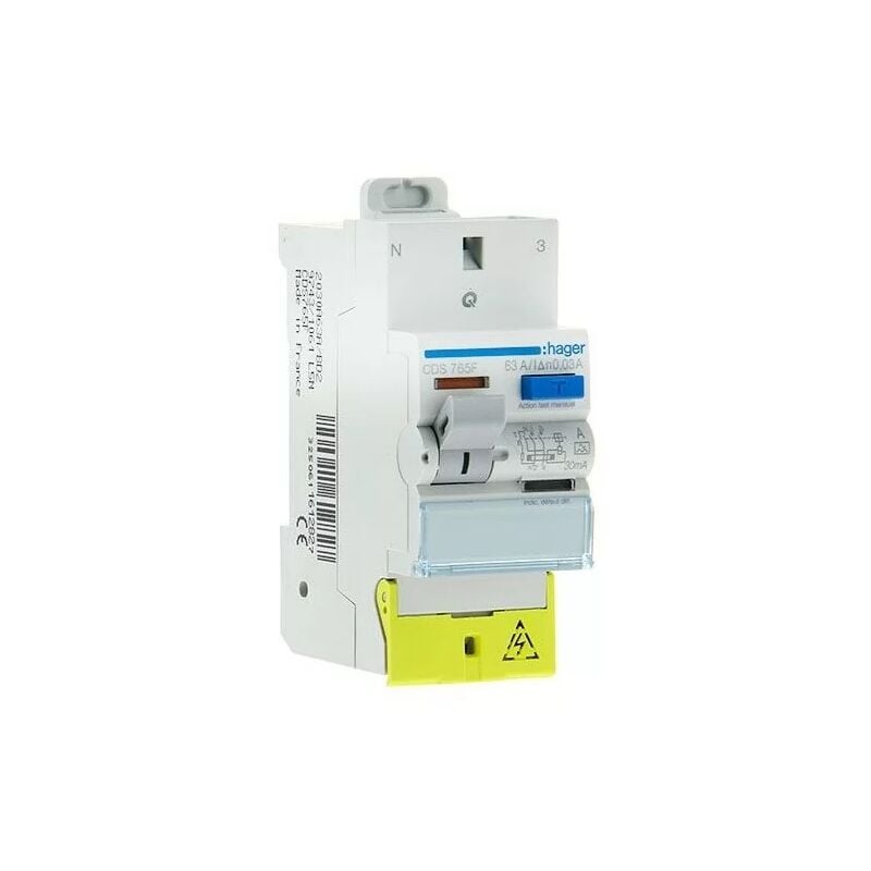 foto del prodotto cds765f interrupteur differentiel 63a 30ma type a sanvis hager
