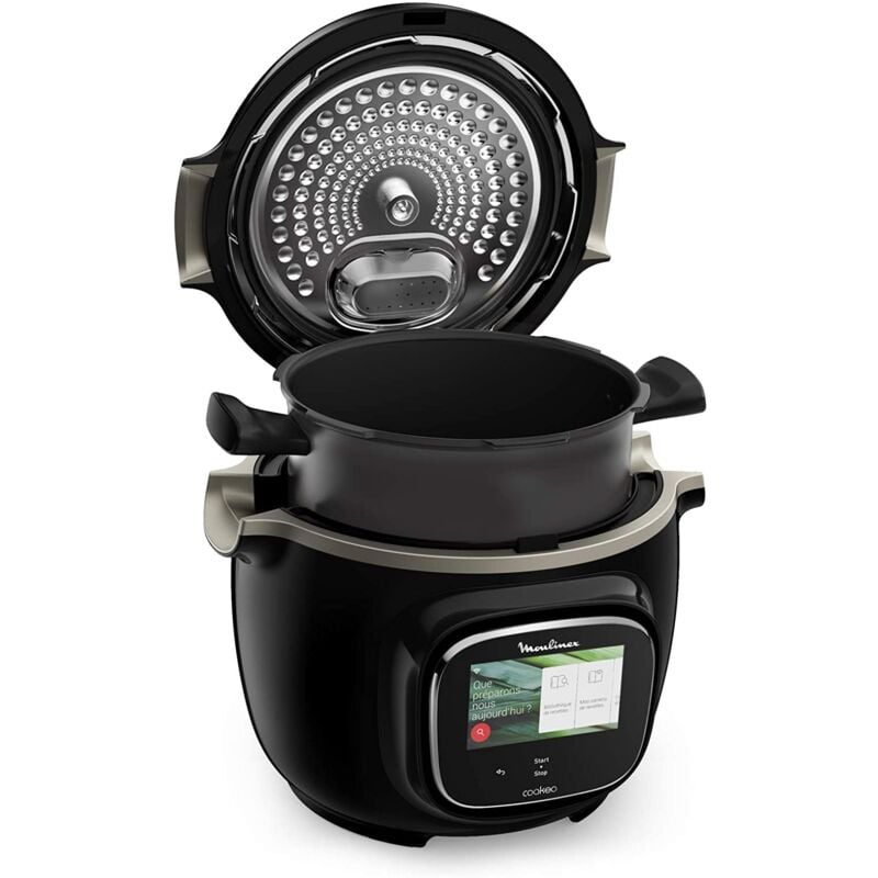 foto del prodotto ce9028 cookeo touch wifi multicooker, touch screen interattivo, 1600w, capacit 6l, robot da cucina multifunzione con 13 programmi automatici,