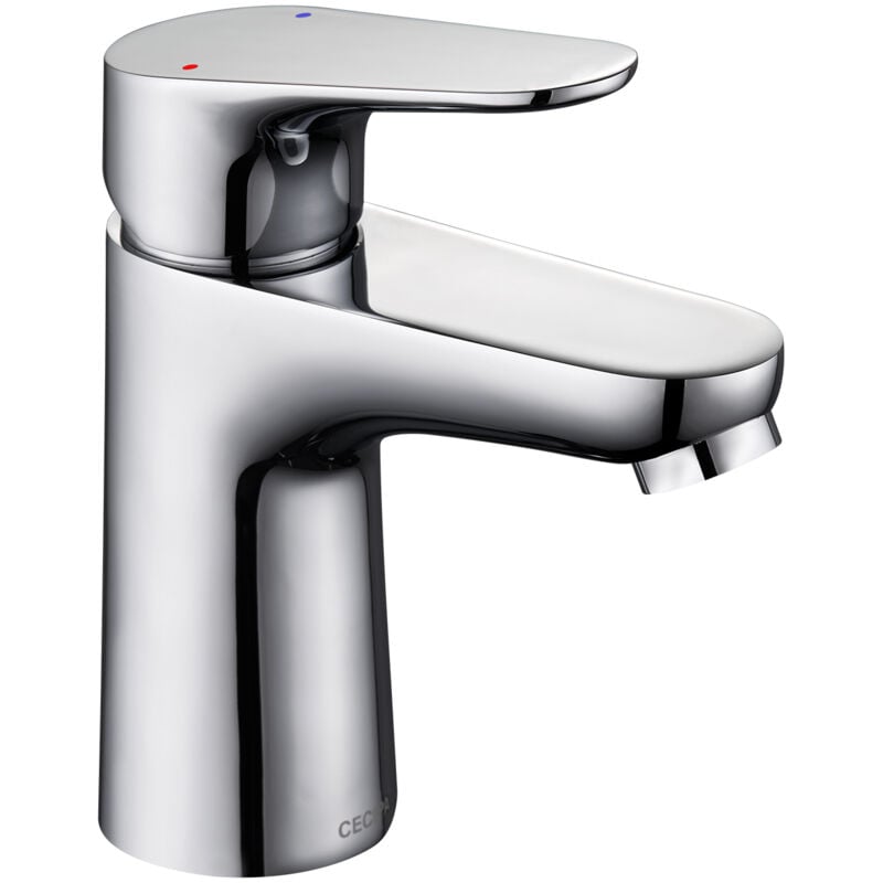 foto del prodotto cecipa rubinetto da bagno, miscelatore monocomando cromato, rubinetto da bagno, rubinetto per lavabo con bocca di erogazione altezza 85 mm,