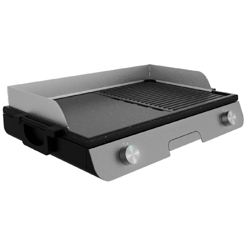 foto del prodotto cecotec 03182 barbecue per l aperto e bistecchiera zona cottura elettrico nero, acciaio inox 3000 w