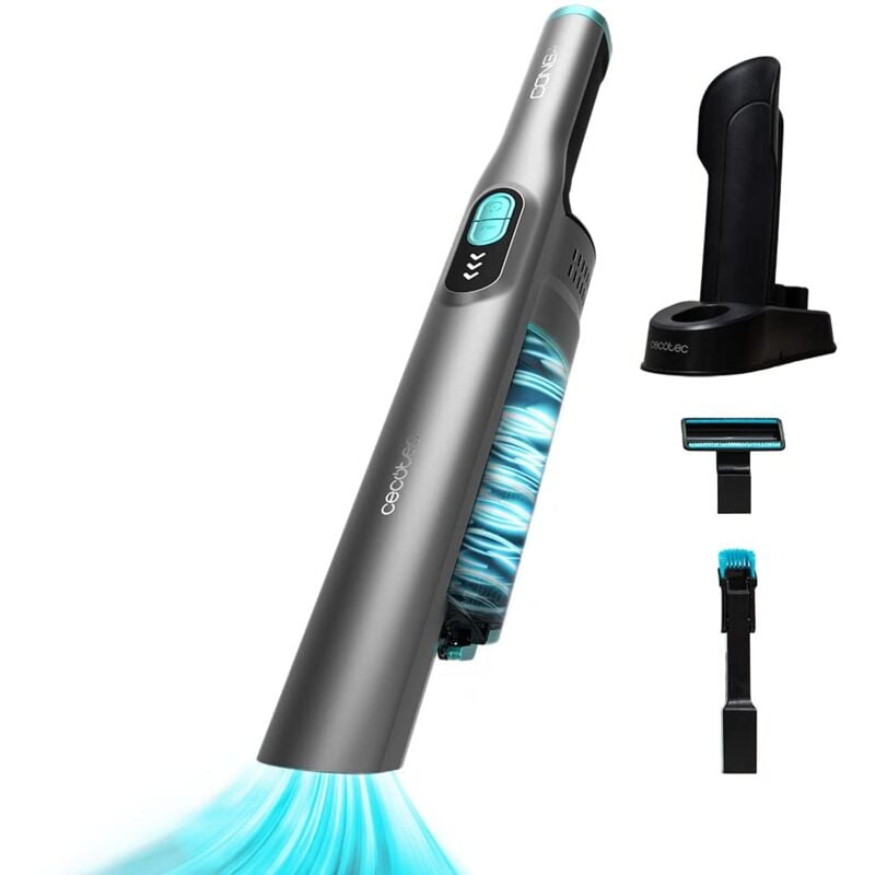foto del prodotto cecotec aspirabriciole senza fili portatile conga rockstar micro . 200w, digitale, 20kpa, autonomia fino a 40min, 2 modalit , accessorio 2in1,