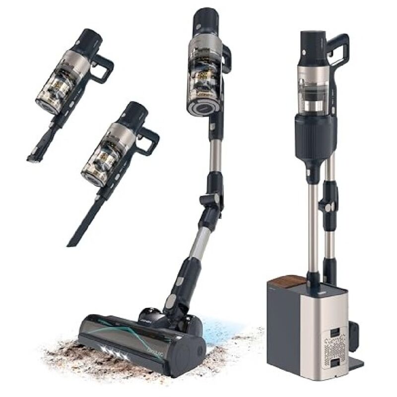 foto del prodotto cecotec aspirapolvere verticali blcd conga rockstar 5500 hurricane station flex