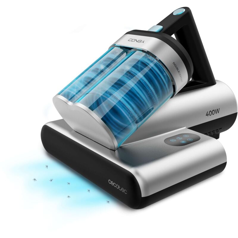 foto del prodotto cecotec aspiratore antiacaro battimaterasso aspirapolvere conga rockstar 4000 mattress. forcesonic 400w, 13 kpa, luce uv c, heat tech, spazzola