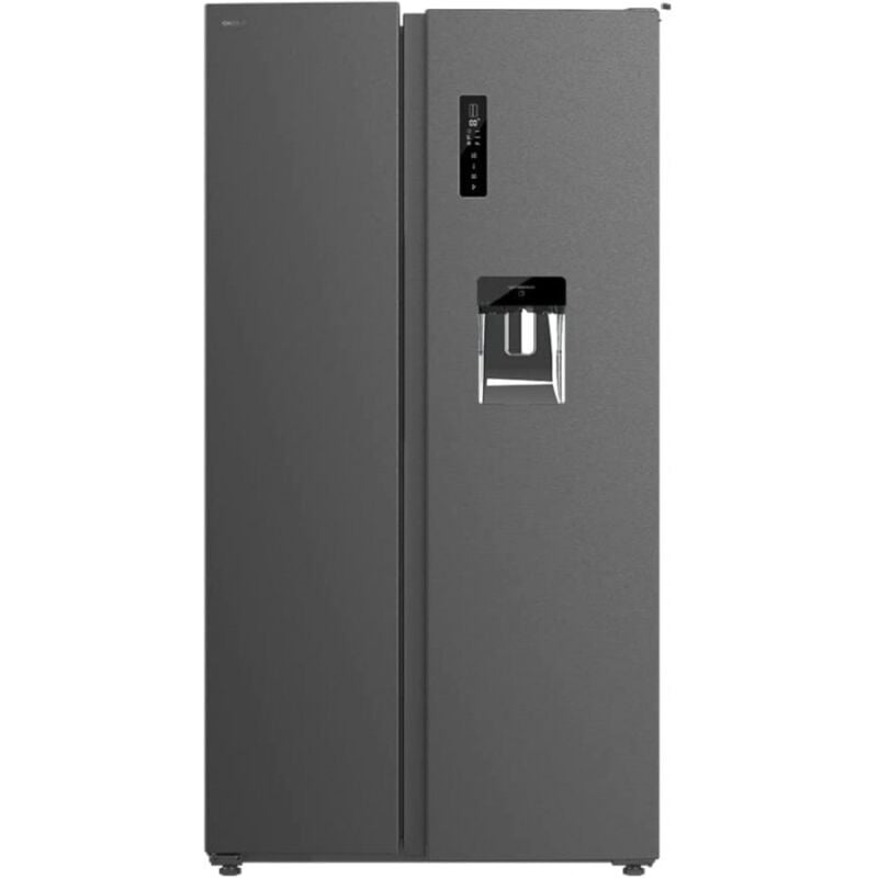 foto del prodotto cecotec bolero coolmarket sbs 559 dark e. 559l, 177 cm x 90 cm, classe e, multi air flow system, total no frost, inverter pi motore.