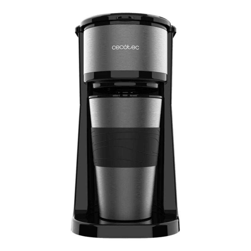 foto del prodotto cecotec caffettiera de drip con caff 66 drop go termos portatile. 700 w, capacit 420 ml, beccuccio antigoccia, filtro permanente o filtro di