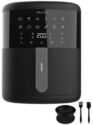 foto del prodotto cecotec cecofry bombastik air fryer 6lt schermo digitale accessori