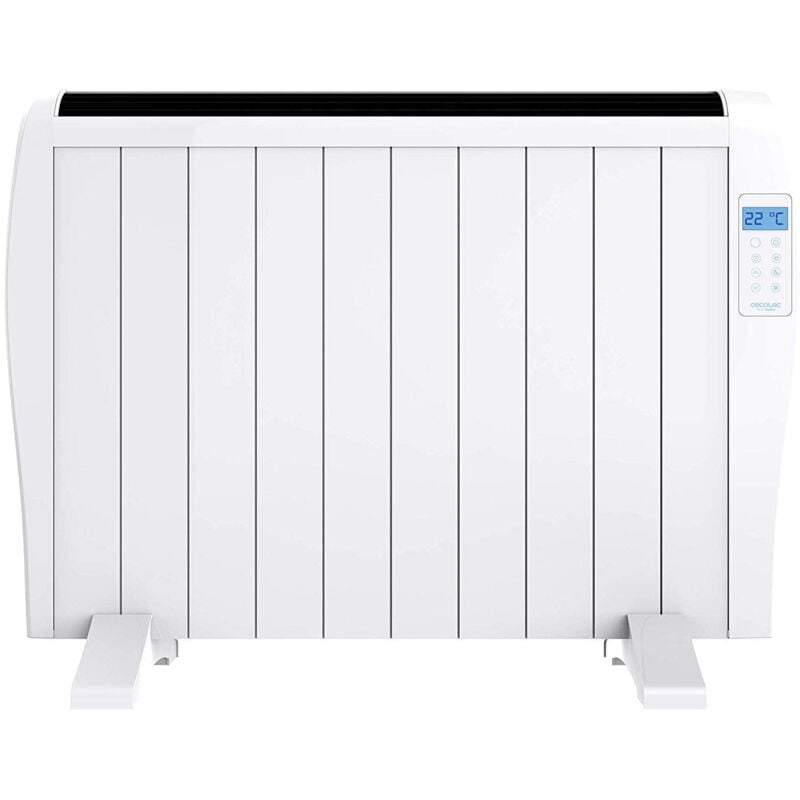 foto del prodotto cecotec - emettitore termico readywarm 2500 thermal black. 12 elementi e 1800 w, display lcd, telecomando a distanza, timer, selezione della