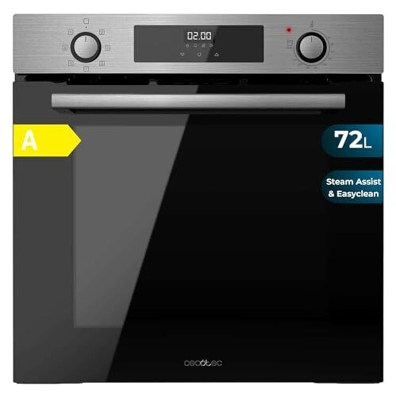 foto del prodotto cecotec forno multifunzione in acciaio inox bolero hexa m226000 da 60 cm a. 2800w, 72l, 7 funzioni, modalit grill, grill ventilato, modalit 