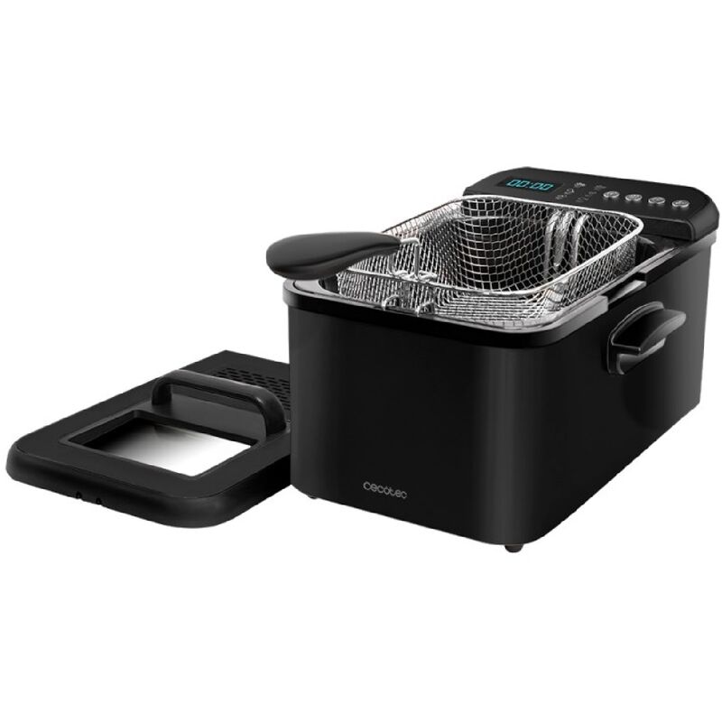 foto del prodotto cecotec friggitrice d olio cleanfry luxury 3000 black