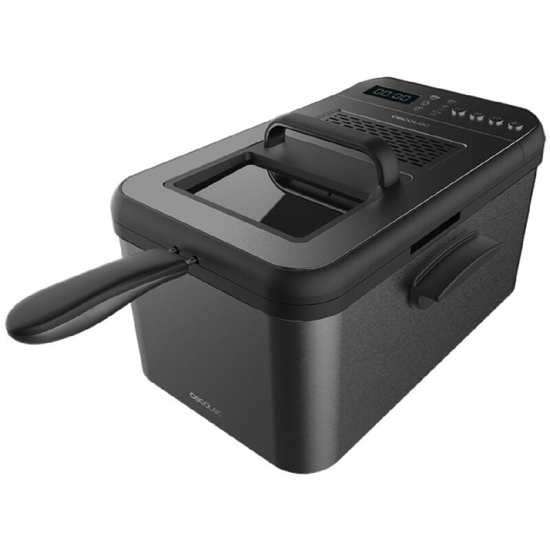 foto del prodotto cecotec friggitrice d olio cleanfry luxury 3000 dark