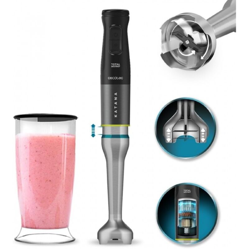 foto del prodotto cecotec frullatore a immersione katana 15 totaldestroy jar g