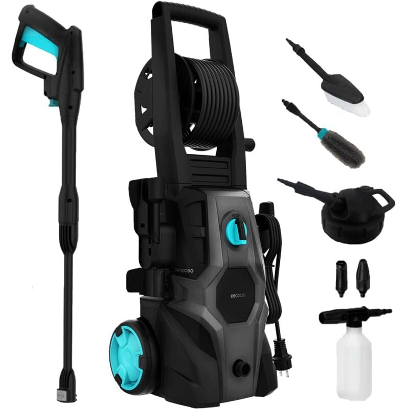 foto del prodotto cecotec idropulitrice ad alta pressione hydroboost 2000 car garden pro. 2000 w, casa, giardino o auto, portata max 450 l h, 150 bar di pressione