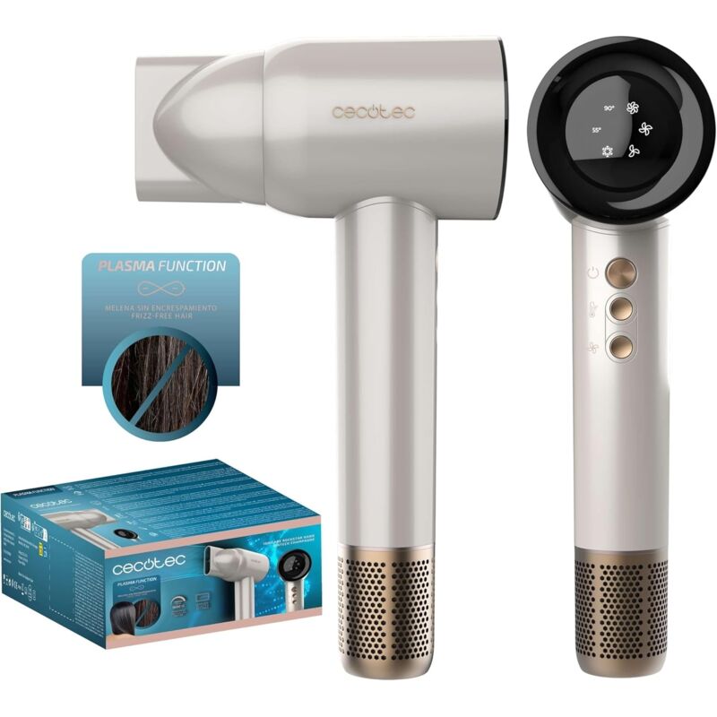 foto del prodotto cecotec ionicare rockstar nano iontech champagne asciuga capelli 1600 w