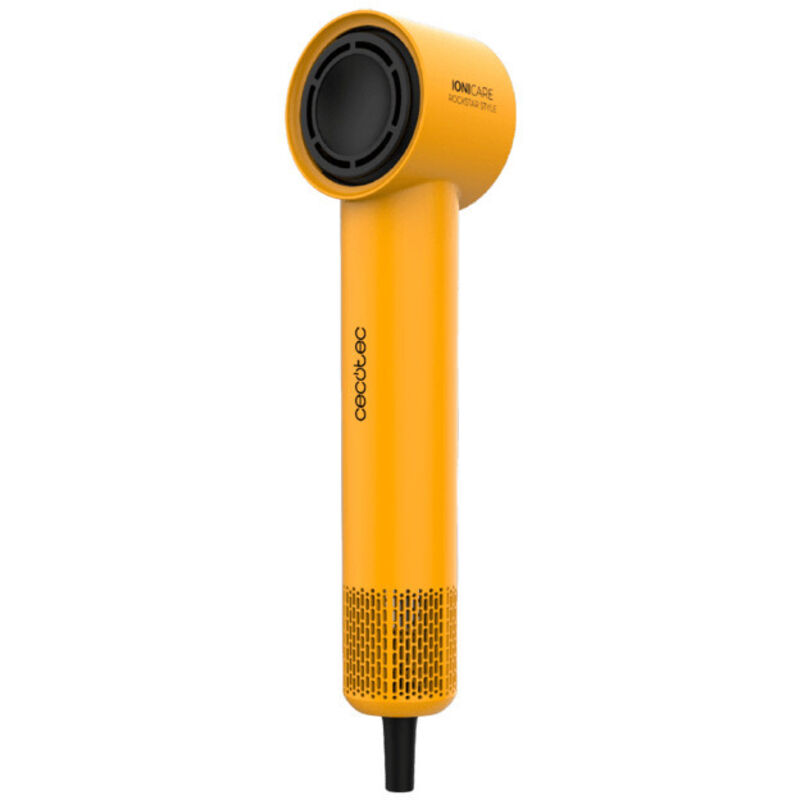 foto del prodotto cecotec ionicare rockstar style asciuga capelli 1500 w nero, giallo