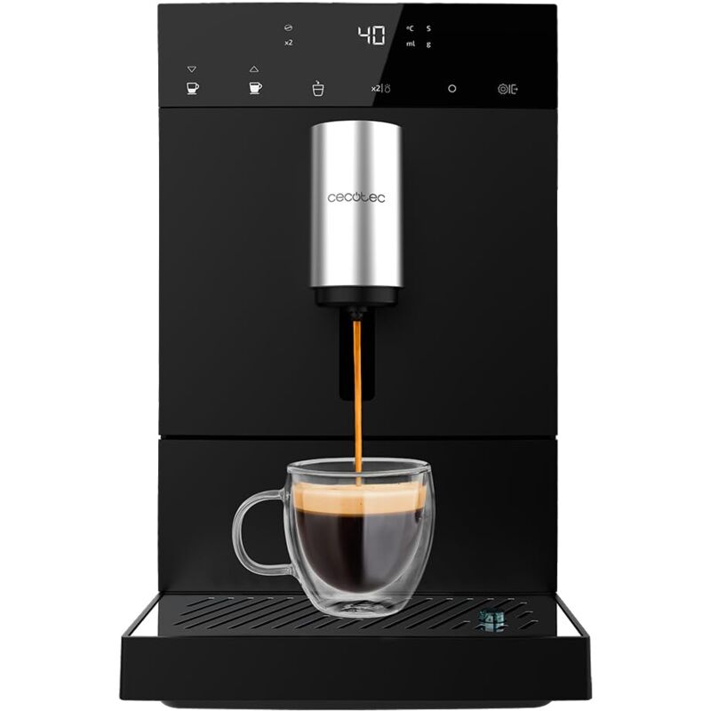 foto del prodotto cecotec macchina da caff superautomatica cremmaet compact. 1350 w, 19 bar, sistema di riscaldamento thermoblock, serbatoio caff da 150 gr con