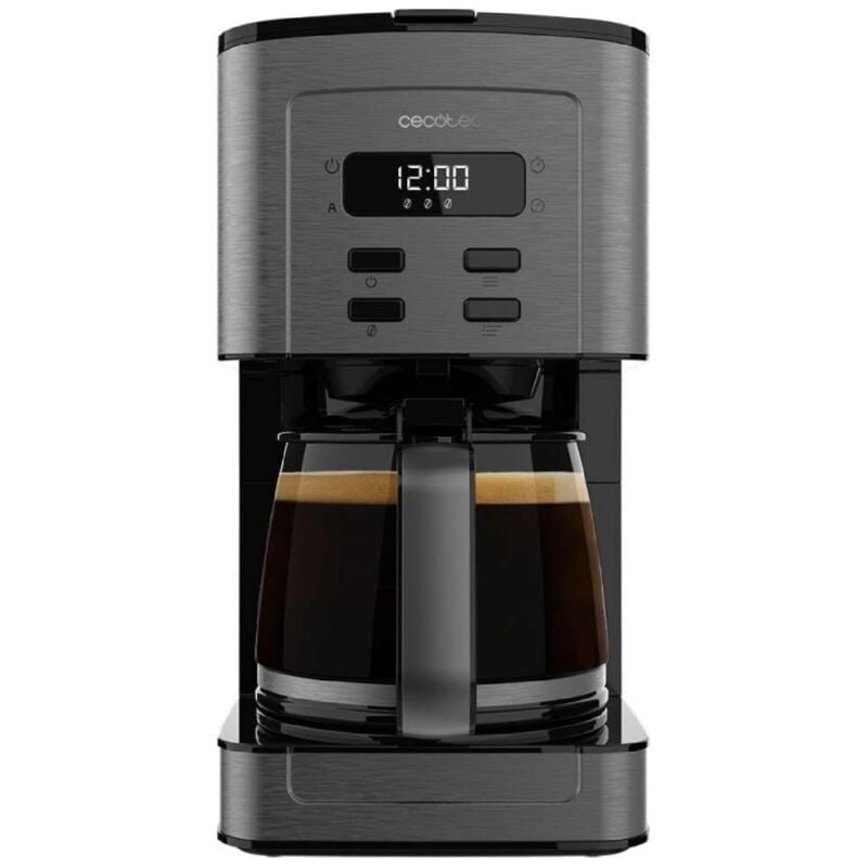 foto del prodotto cecotec macchina del caff a goccia da 12 tazze con rifiniture in acciaio inossidabile e intensificatore di aroma.