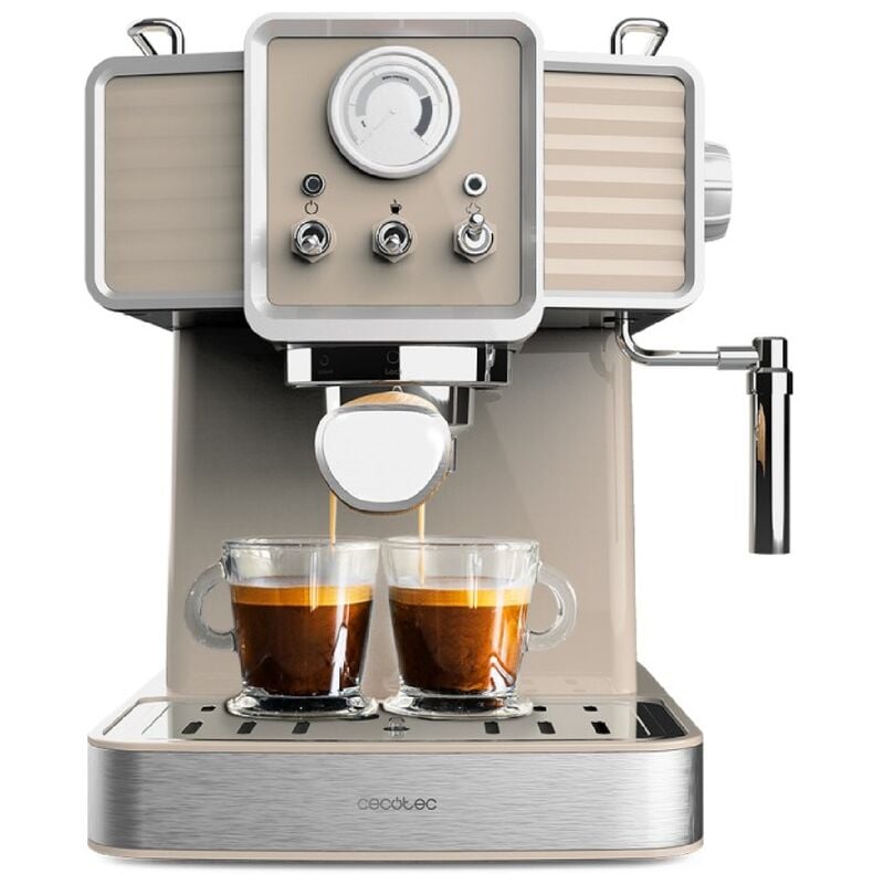 foto del prodotto cecotec macchina del caff express power espresso 20 tradizionale light beige