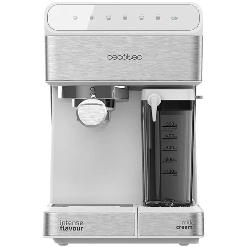 foto del prodotto cecotec macchina del caff semiautomatica power instant ccino 20 touch serie bianca