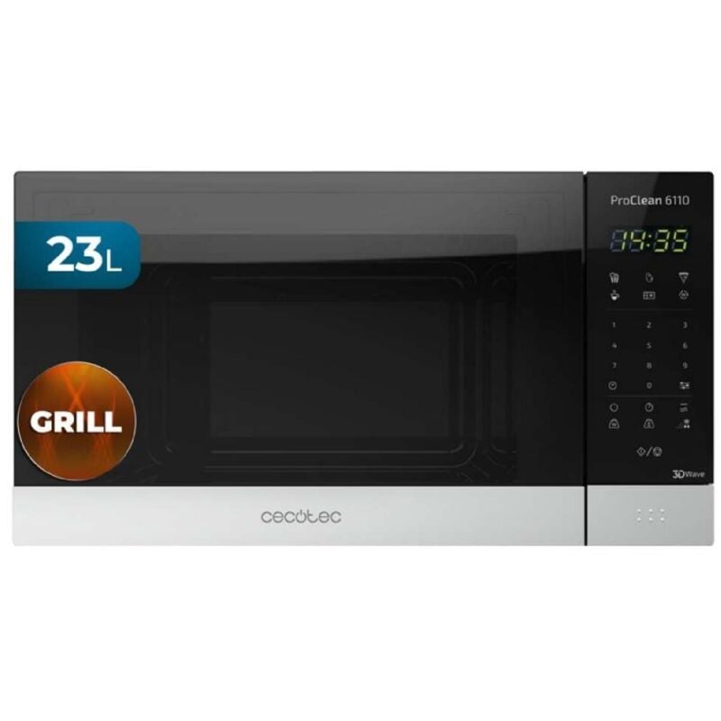 foto del prodotto cecotec microonde 23 l con grill proclean 6110