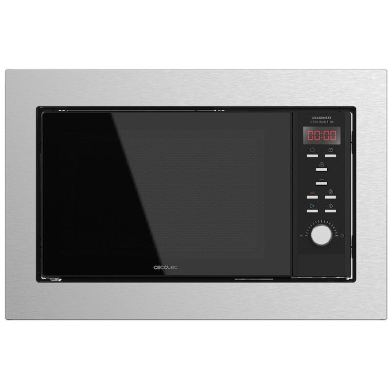 foto del prodotto cecotec microonde da incasso con piatto grandheat 2350 built in steelblack
