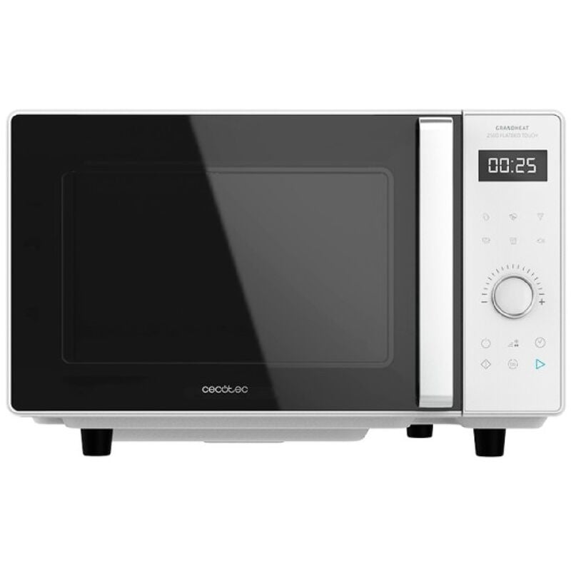foto del prodotto cecotec microonde senza piatto grandheat 2500 flatbed touch white