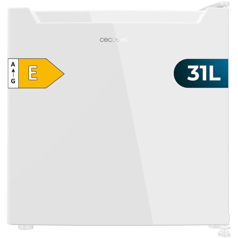 foto del prodotto cecotec mini frigo bolero coolmarket tt 31 dual bianco e, classe e, 31 l, dual fuction, trasformabile in frigorifero o congelatore, temperatura