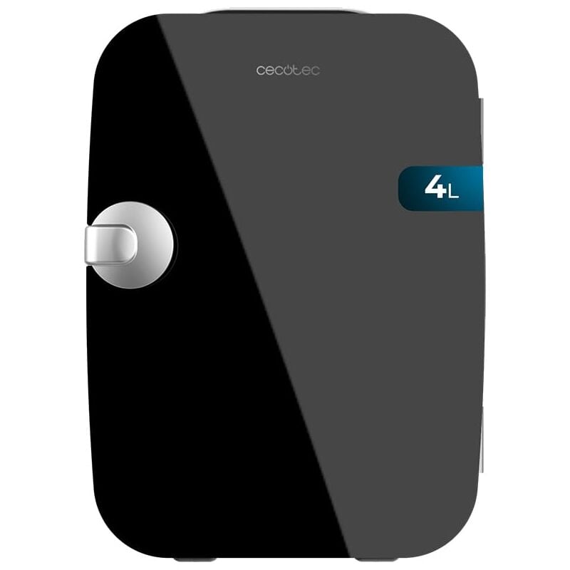 foto del prodotto cecotec mini frigo bolero minicooling 4l rio black, funzionamento 12v 220v, compatibile auto e caravan, funzione di raffreddamento e riscaldamento,