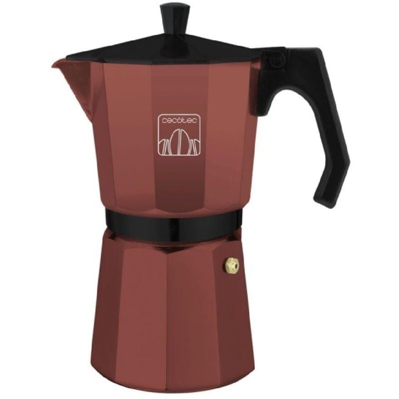 foto del prodotto cecotec moka in alluminio cumbia mokclassic 1200 garnet