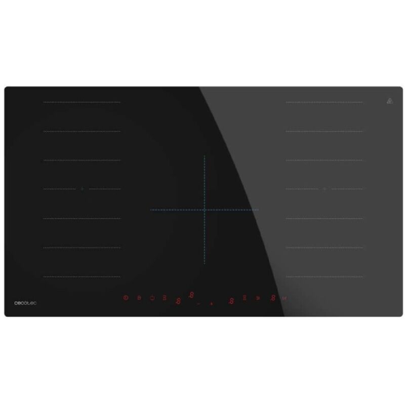foto del prodotto cecotec piano cottura a induzione 2 zone flex e 1 fuoco bolero squad i 5600 fullflex90. 10200w, 2 zone flex, 1 zona 30cm, 9 livelli, booster, touch